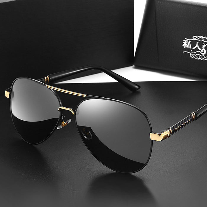 Wholesale Men's polarized sunglasses, sunglasses for fishing, UV protection, trendy driving glasses