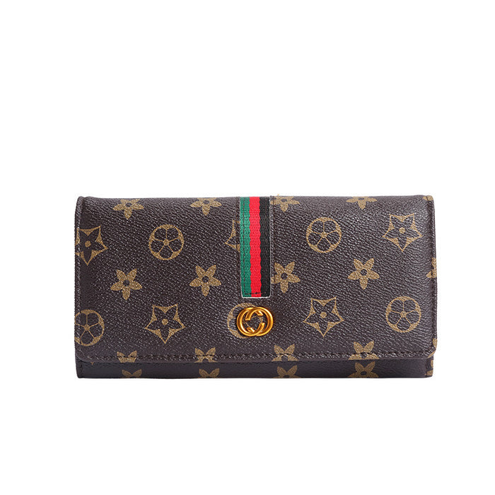 Wholesale Retro PU Leather Women' s Clutch Wallet Letter Pattern Daily Matching Accessory