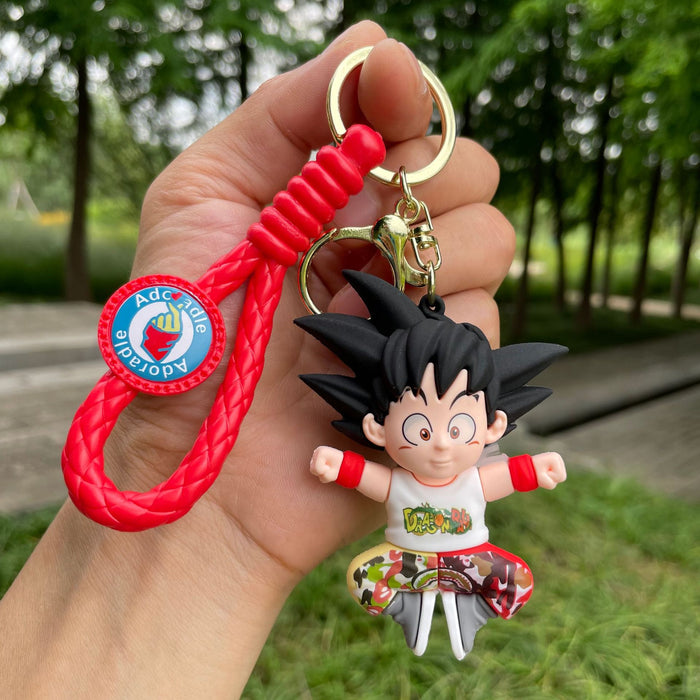 Wholesale Cartoon anime keychain, soft plastic figurine, backpack pendant, car keychain, small gift wholesale