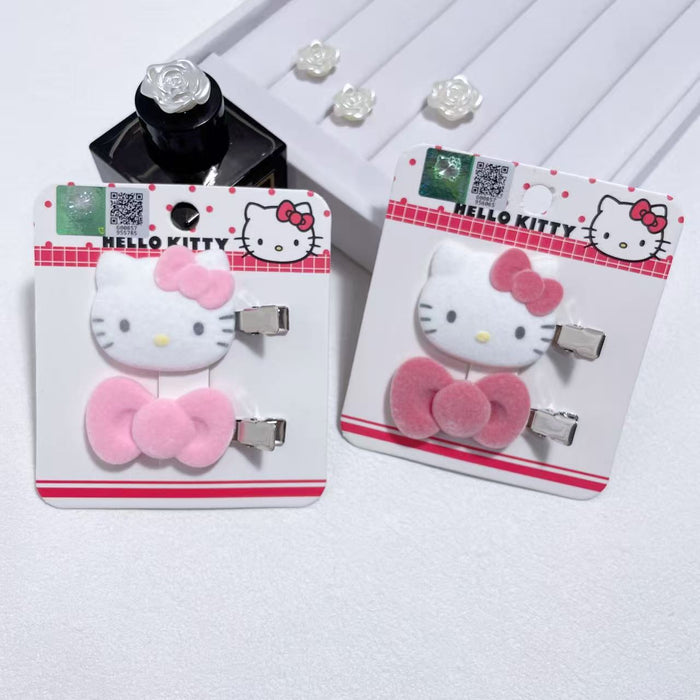 Wholesale High-quality velvet cute hair clips/ side clips