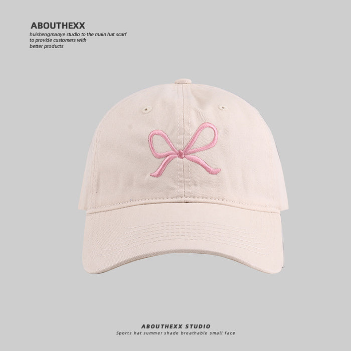 Wholesale Butterfly Embroidered Pattern Duck Tongue Hat Children's Sunshade Baseball Hat