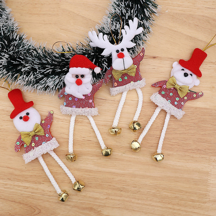 Wholesale Christmas tree decoration pendants mini Christmas tree five-pointed star ornaments party atmosphere window display