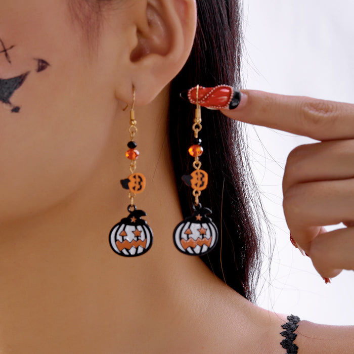 Wholesale  cartoon earrings cute funny creative ghost bat acrylic earrings