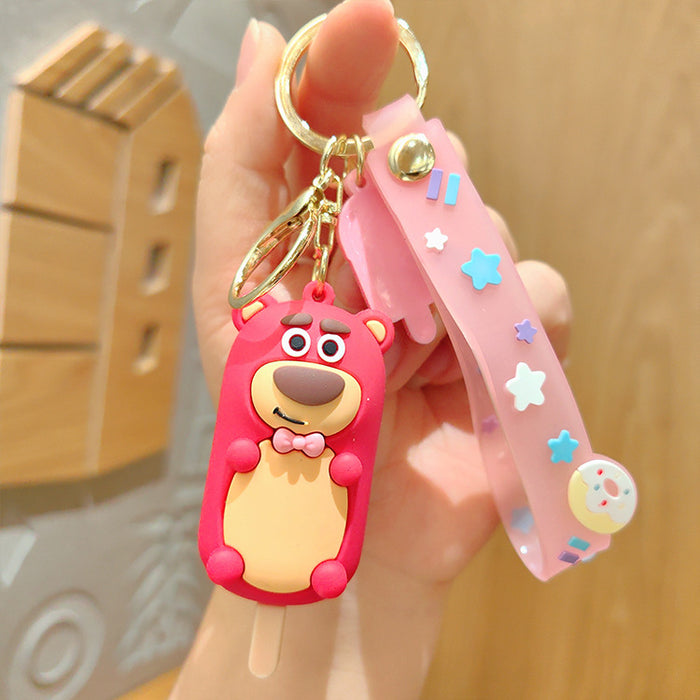 Wholesale PVC Cartoon Popsicle Keychain JDC-KC-Aile013