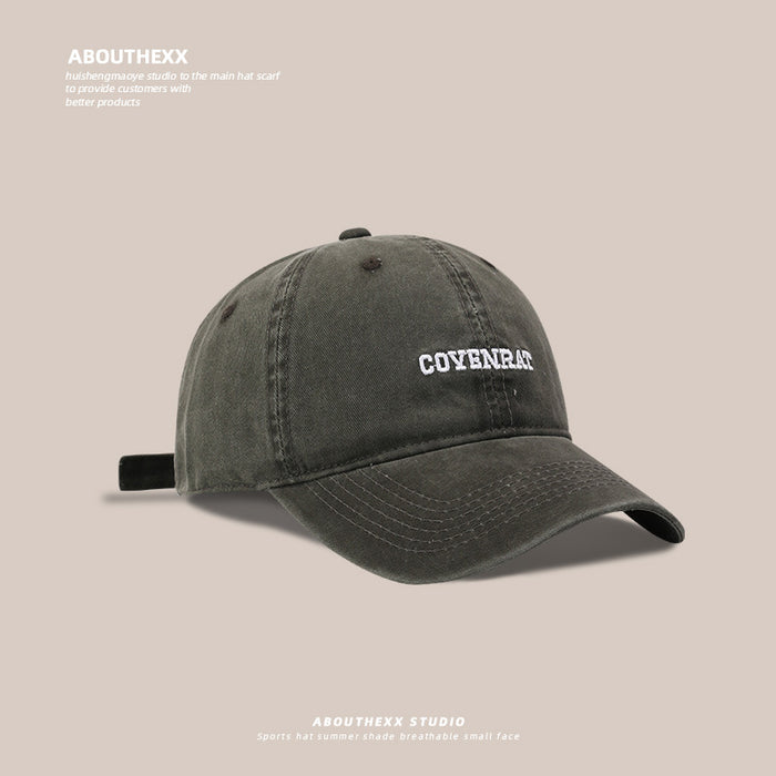 Wholesale Washed Hat Men's and Women's  Double Baseball Cap Face Small All-match Soft Top Cap Trendy