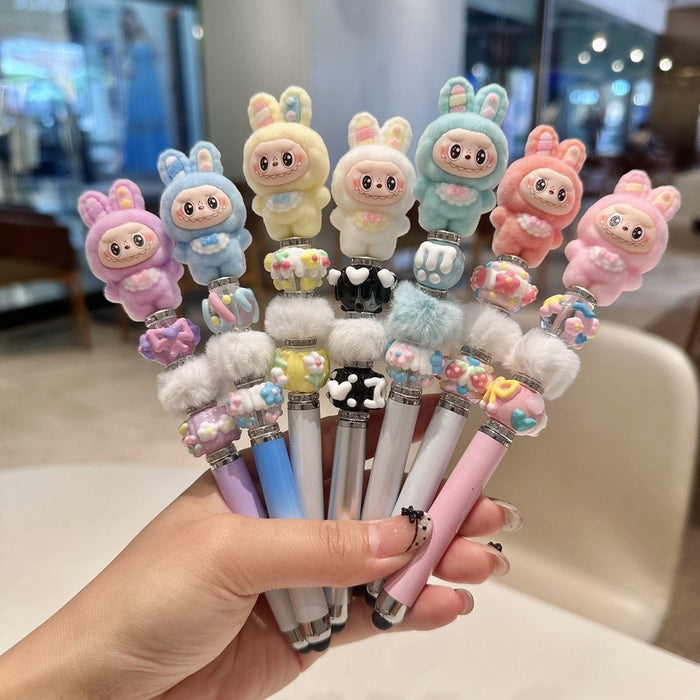 Wholesale DIY Cute Beaded Pen for Mobile Phones and Tablets Touch Screen Gel Ballpoint Pen