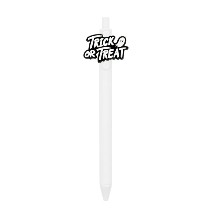 Wholesale  Ghost Polka Dot PVC Soft Gel Retractable Ballpoint Pen MOQ≥10