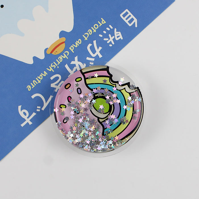 Wholesale Creative Cartoon Quicksand Phone Cushion Stand