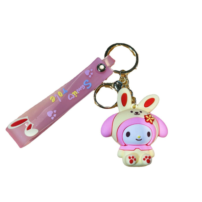 Wholesale PVC Cartoon Doll Keychain JDC-KC-WuYi275