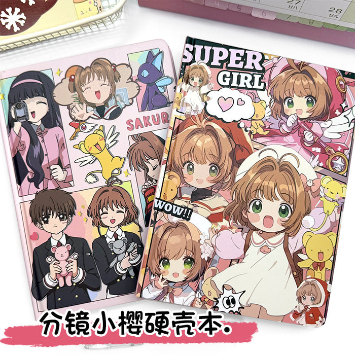 Wholesale 5pcsNotebook Student Cartoon Animation Journal Full Color Page