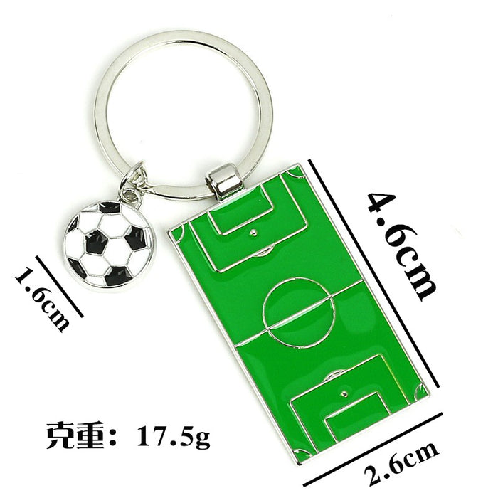 Wholesale Table tennis racket keychain, badminton tennis keychain, metal baked paint pendant, gift