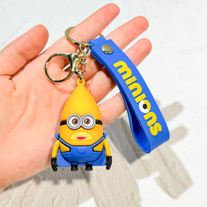 Wholesale pvc cartoon keychain cute car pendant doll machine gift Cute Keychain