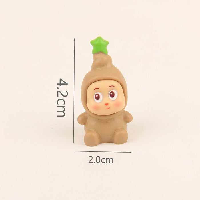 Wholesale Cute Resin Particle Keychain