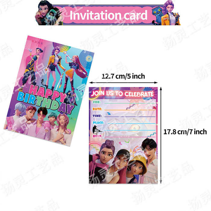 Wholesale KPOP birthday party banners and balloon decorations