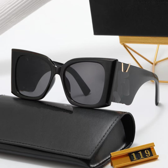 Wholesale Fashionable retro large frame butterfly shaped sunglasses with a high-end feel