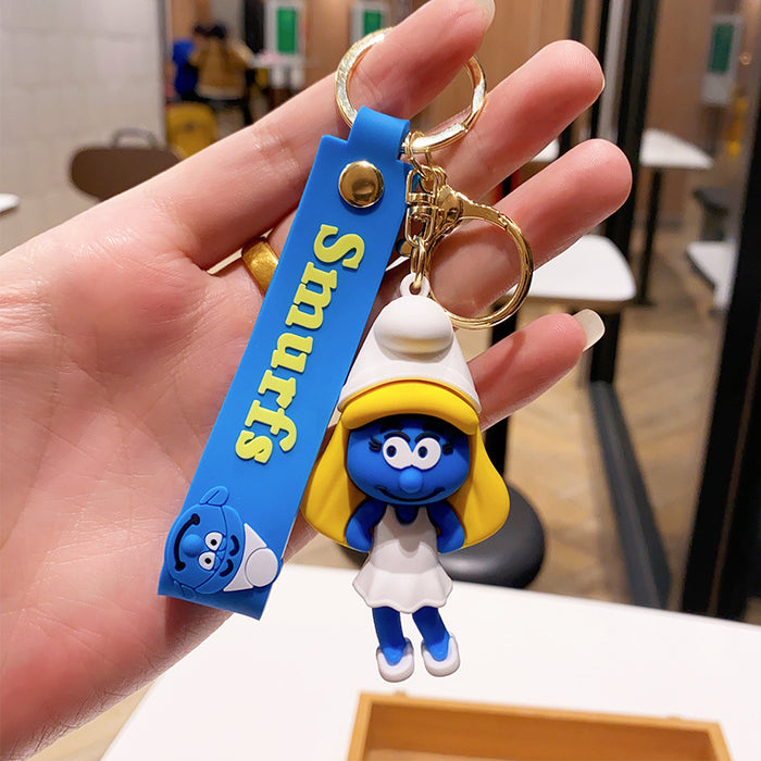 Wholesale Cartoon Silicone Doll Keychain JDC-KC-MingT187