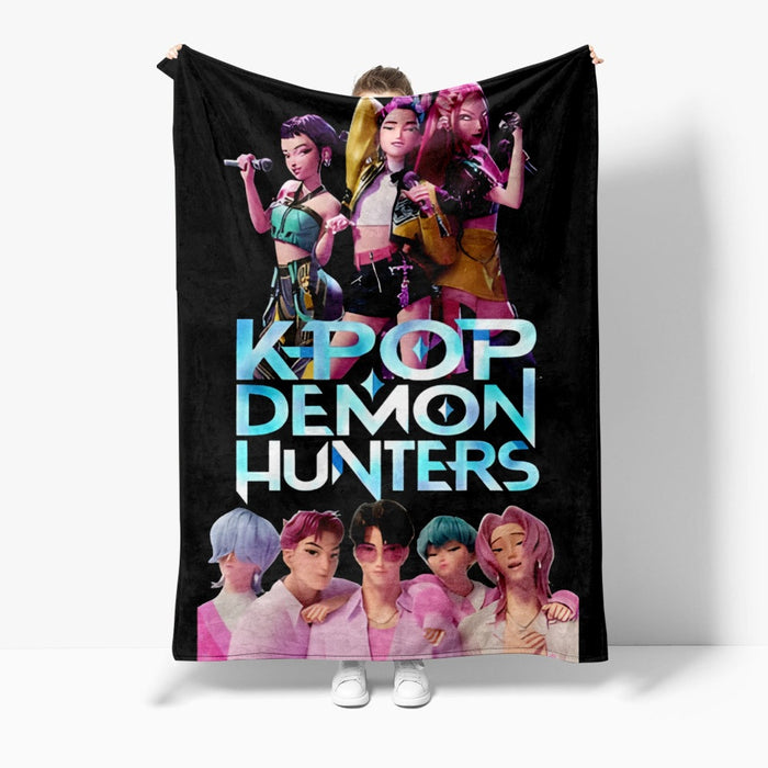Wholesale Anime peripheral cute blanket nap blanket flannel print for warmth