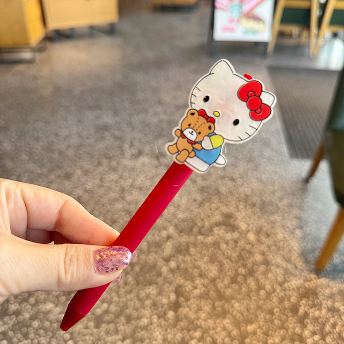 Wholesale Cute Cat Sweet Acrylic Gel Pen Korean Style Cute pen