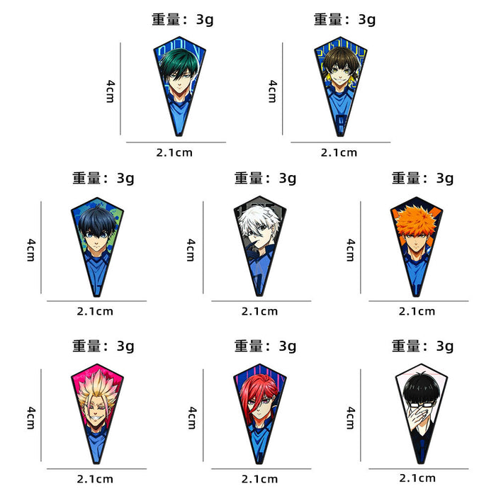 Wholesale Anime Printed Metal Brooch Pin Fashion Accessory For Backpacks And Clothing Anime Fan Gift