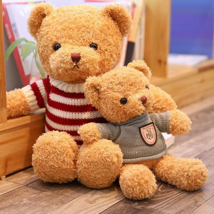 Wholesale Teddy Bear Claw Machine Doll Hug Bear Doll Plush Toy Street Stall Girl Birthday Gift Printed Logo JDC-DO-MW005