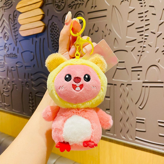 Wholesale Plush Cartoon Doll Keychain JDC-KC-HongL001