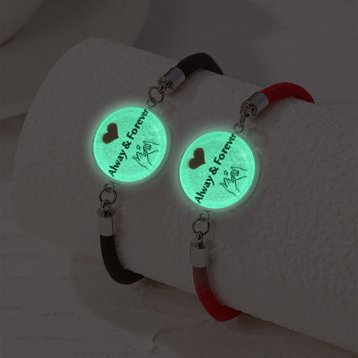Wholesale sun and moon lovers time couple bracelet