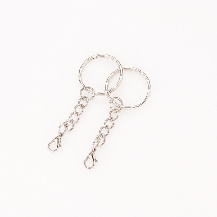 Wholesale Metal key ring with chain jewelry pendant handmade key chain pendant