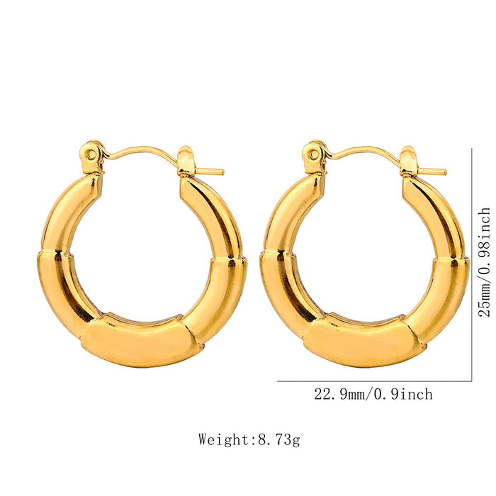 Wholesale Stainless Steel Geometric Earrings Earrings