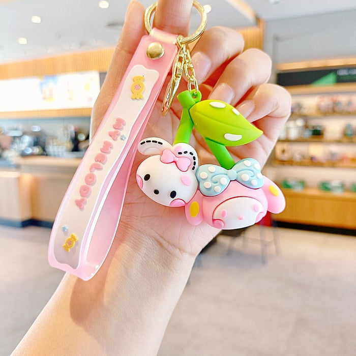 Wholesale Cartoon Doll Silicone Keychain JDC-KC-MingT267