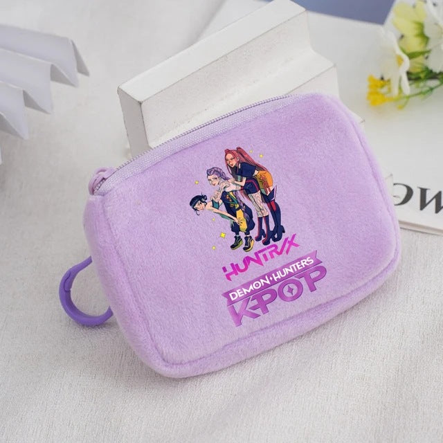 Wholesale KPop Devil Hunter Animal Coin Purse Cute Nylon Portable Wallet Casual Everyday Gift