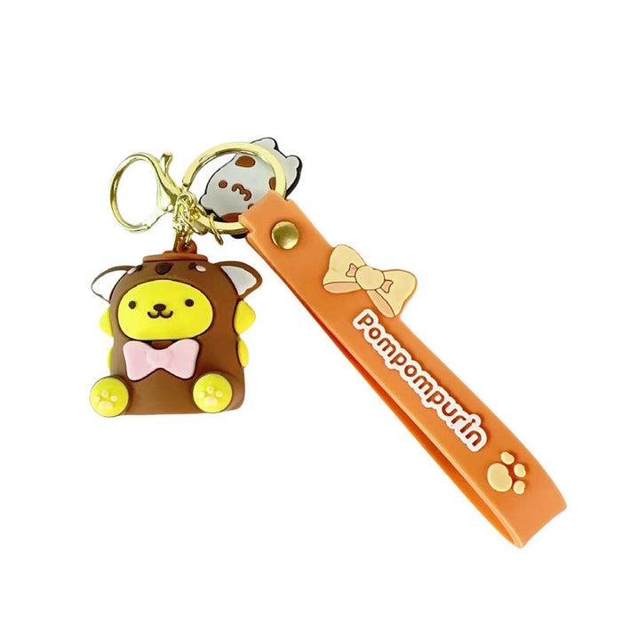 Wholesale PVC Cartoon Doll Keychain JDC-KC-BaoDou006