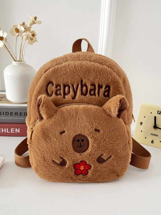 Wholesale Cute cartoon plush backpack bags
