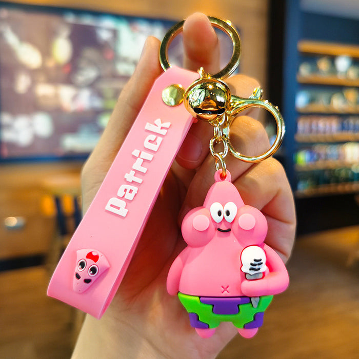 Wholesale Cartoon Doll Silicone Keychain JDC-KC-Tingm256