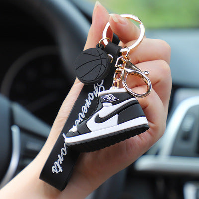 Wholesale Chic Slipper Keychain Metal Keyring Bag Charm MOQ≥2