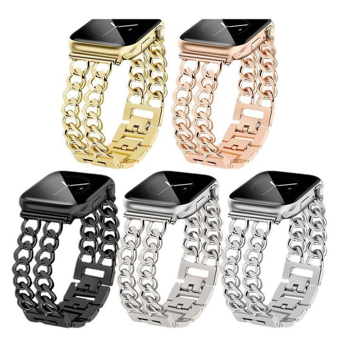 Wholesale iwatch10th generation double row denim chain