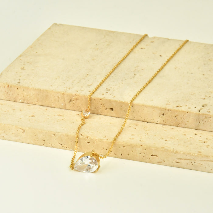 Wholesale Water Drop Series Water Drop Necklace