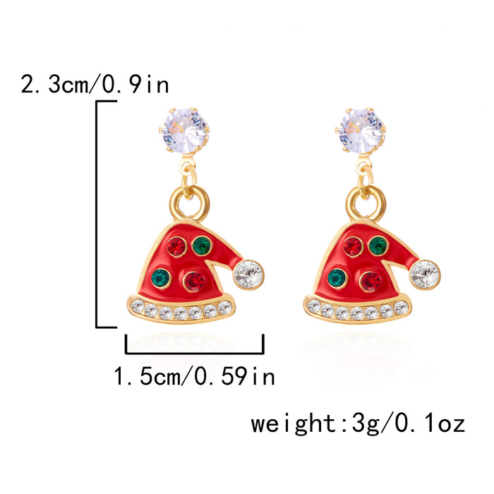 Wholesale  Christmas earrings  Christmas tree earrings