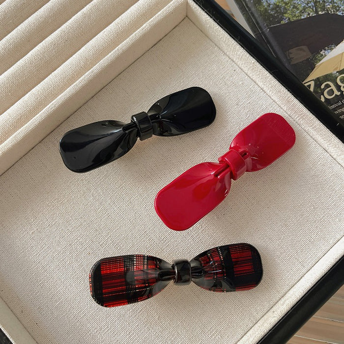 Wholesale Bow hair clip, duckbill clip, acetate bangs clip, side clip, hair clip, broken hair clip, niche hair accessory