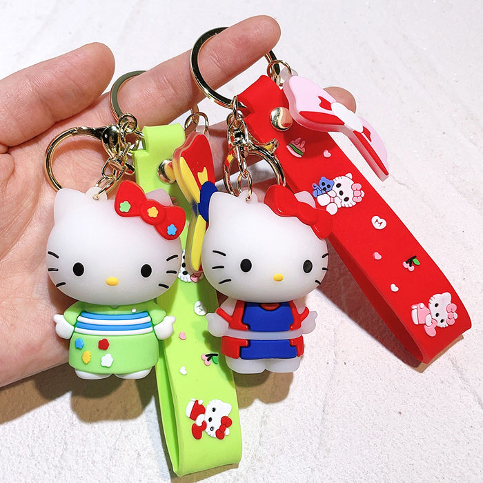 Wholesale PVC Cartoon Doll Keychain JDC-KC-Qiwei023