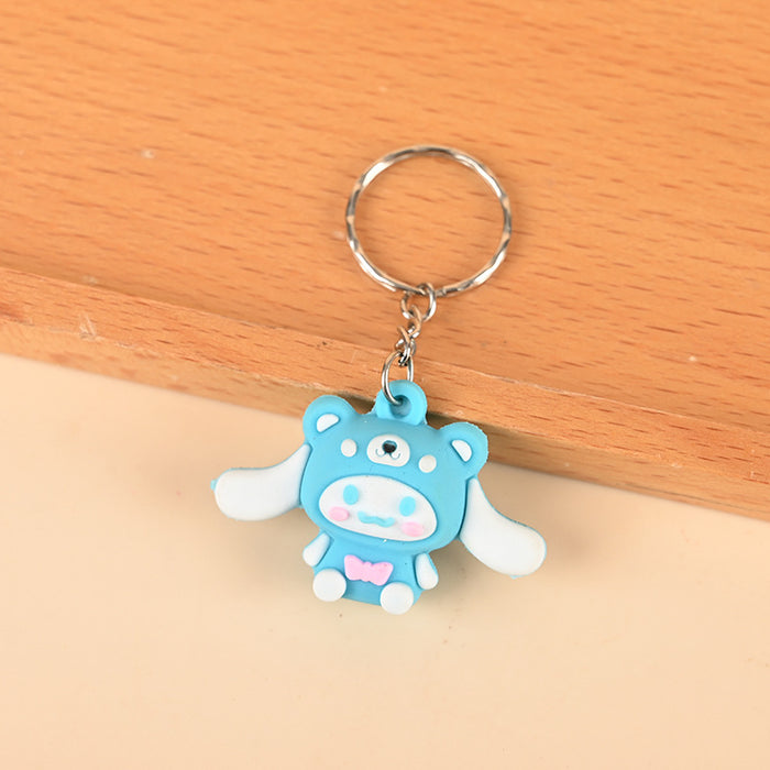 Wholesale 10PCS Cute Cartoon 3D PVC Keychain (S)JDC-KC-DongH001