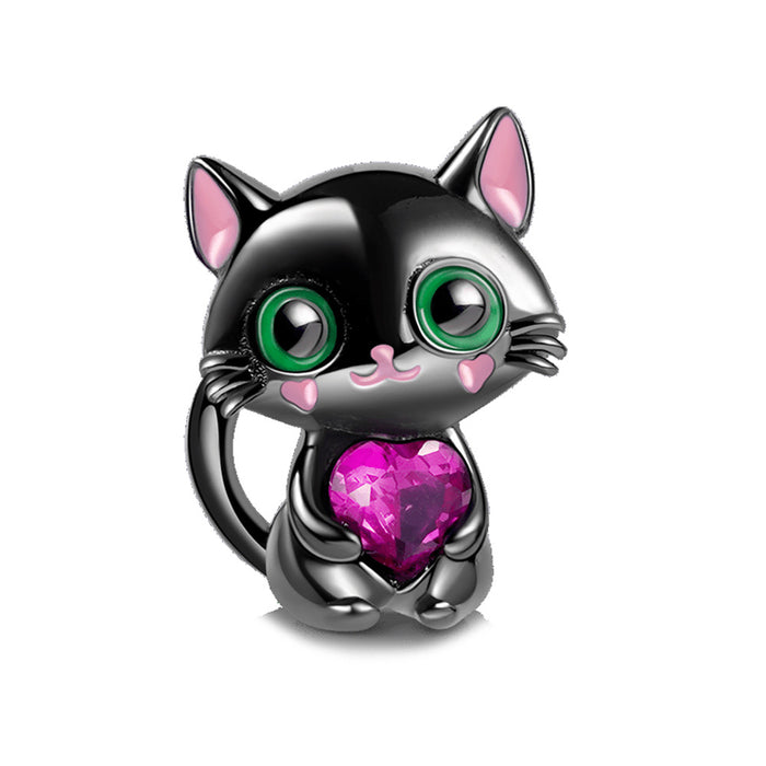 Wholesale Animal Hug Heart Series Cute Cartoon Robot Vampire Beaded Jewelry DIY Accessories JDC-BDS-WanBJ002