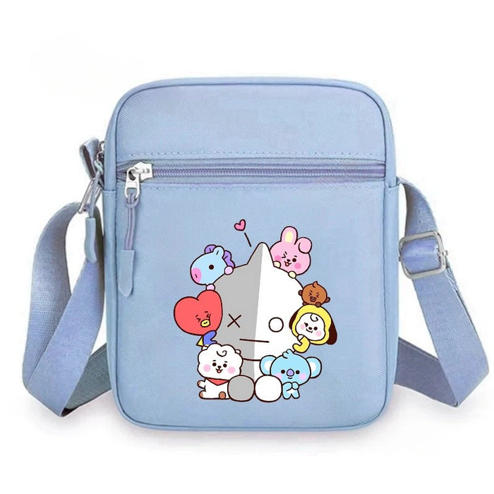 Wholesale Trendy Cartoon Print PVC Small Shoulder Bag For Women Lightweight Casual Fashion Accessory