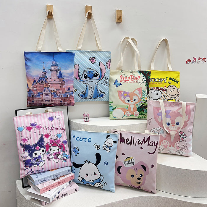 Wholesale  Anime Canvas Bag  Large Capacity Shoulder Bag