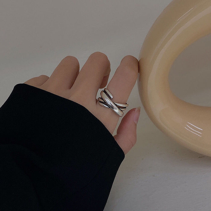 Wholesale Vintage, minimalist, versatile, vintage Roman numeral ring with an open index finger ring