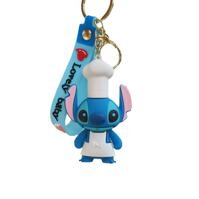 Wholesale Cartoon Doll Keychain Pendant Cute Couple Bag Pendant Keychain JDC-KC-HuJian007