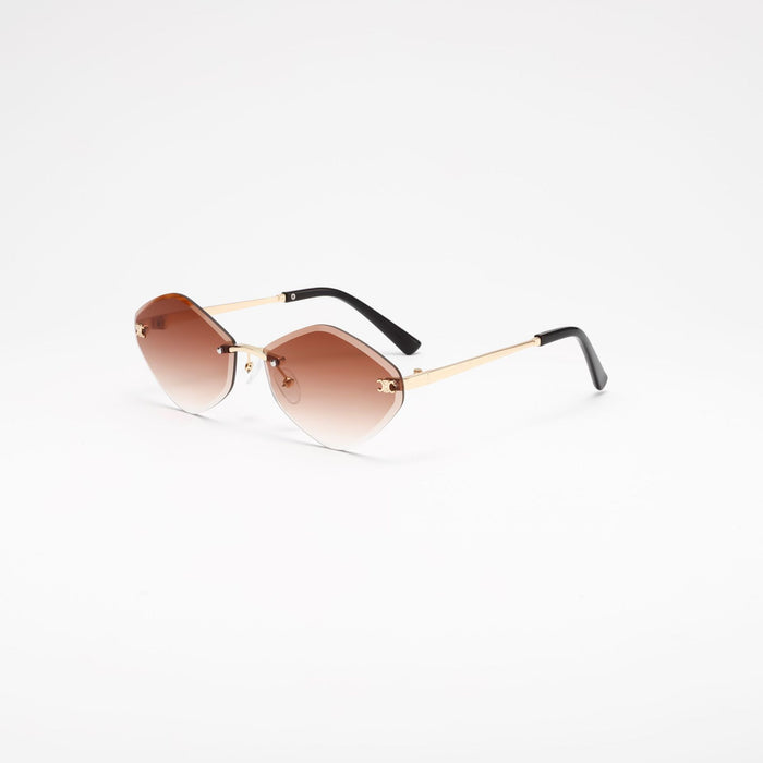 Wholesale Fashionable square frame sunglasses, personalized flat sunglasses