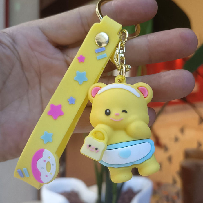 Wholesale PVC Cartoon Doll Keychain JDC-KC-KuangK008