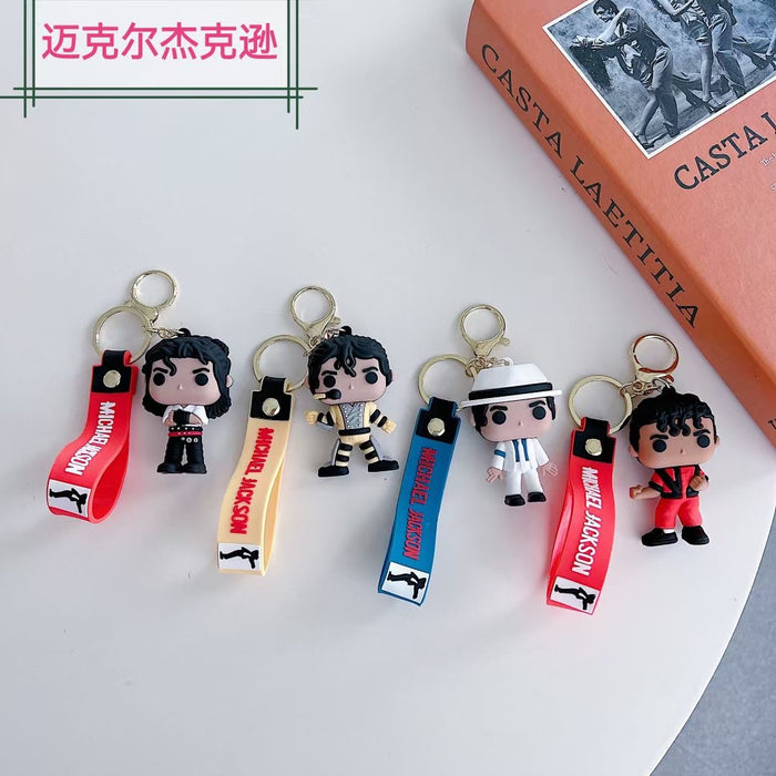 Wholesale Creative Star PVC Soft Glue Keychains JDC-KC-JinB020