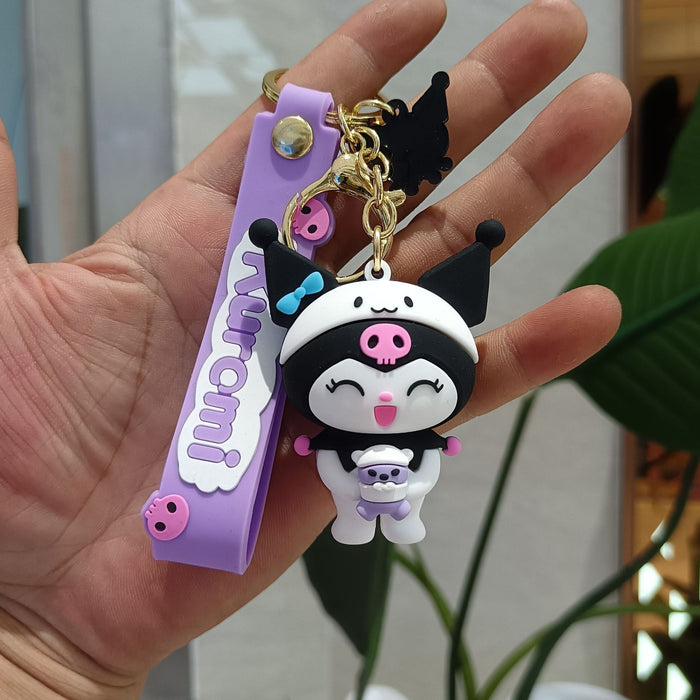 Wholesale PVC Cartoon Doll Keychain JDC-KC-KuangK001