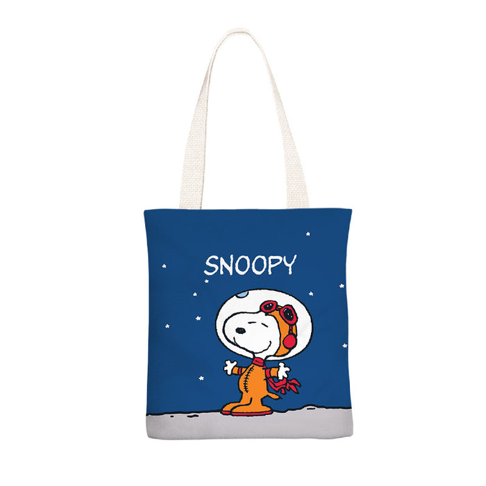 Wholesale Cute cartoon pattern canvas shoulder bags